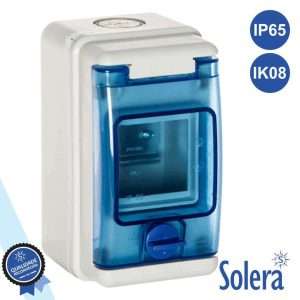 CAIXA DISTRIBUIÇÃO ELÉTRICA 3 ELEMENTOS IP65 IK08 SOLERA
